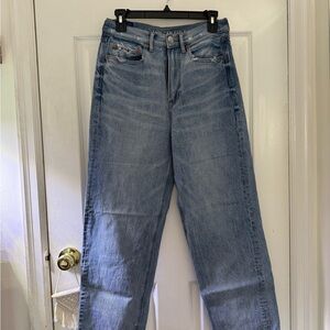 American Eagle Outfitters Light Blue Straight Leg Jeans